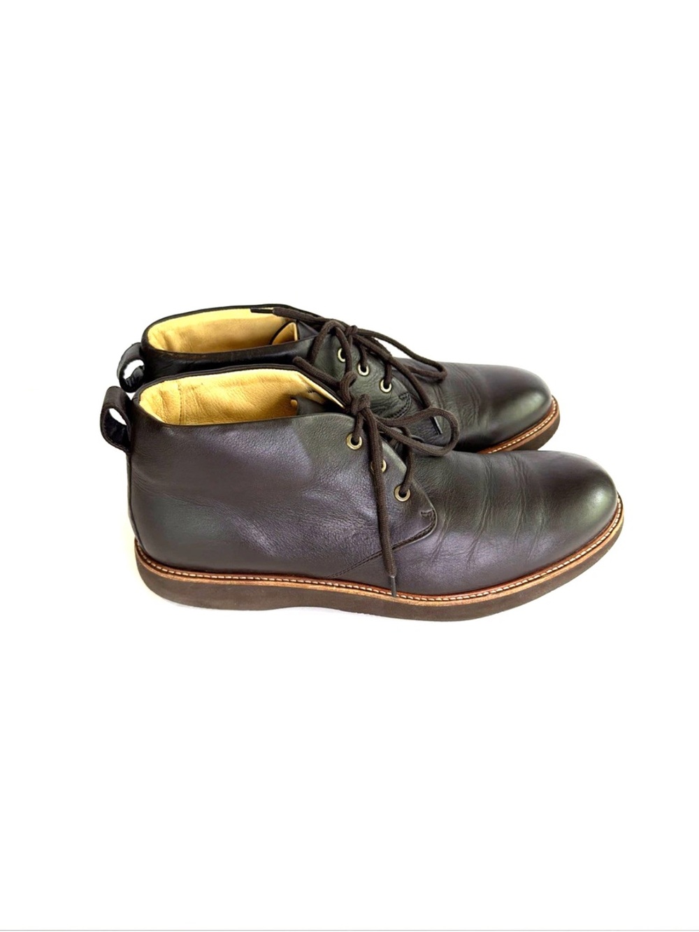 Samuel Hubbard Re-Boot Brown Leather Chukka Boots Men Size 11 M